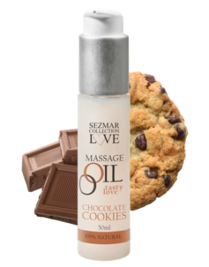 Huile de massage comestible cookie chocolat 50ml