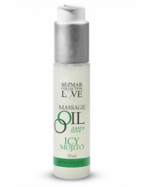 Huile de massage comestible mojito menthe 50ml