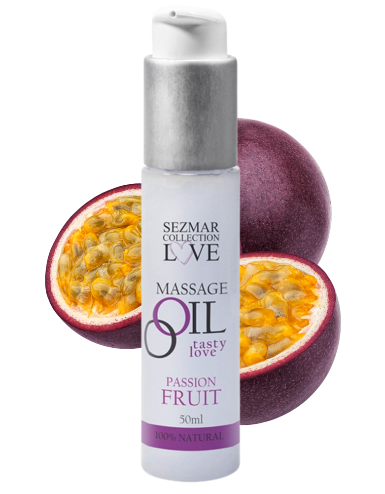 Huile de massage comestible Fruit de la passion 50ml