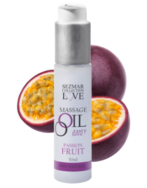 Huile de massage comestible Fruit de la passion 50ml