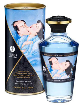 Huile chauffante noix de coco comestible 100ml