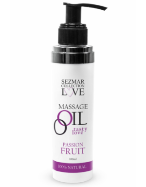 Huile de massage comestible Fruit de la passion 100ml 100% naturelle