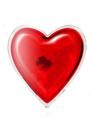 Coeur chauffant pour massage réutilisable