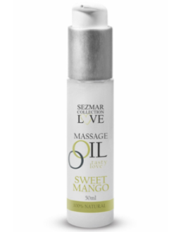 Huile de massage comestible mangue 50ml