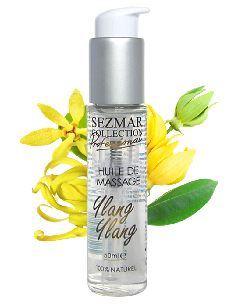 Huile de massage professionnelle Ylang Ylang 100% naturelle 50 ml