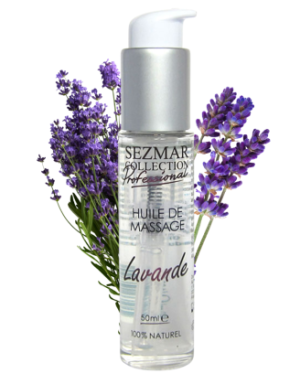 Huile de massage professionnelle Lavande 100% naturelle 50 ml