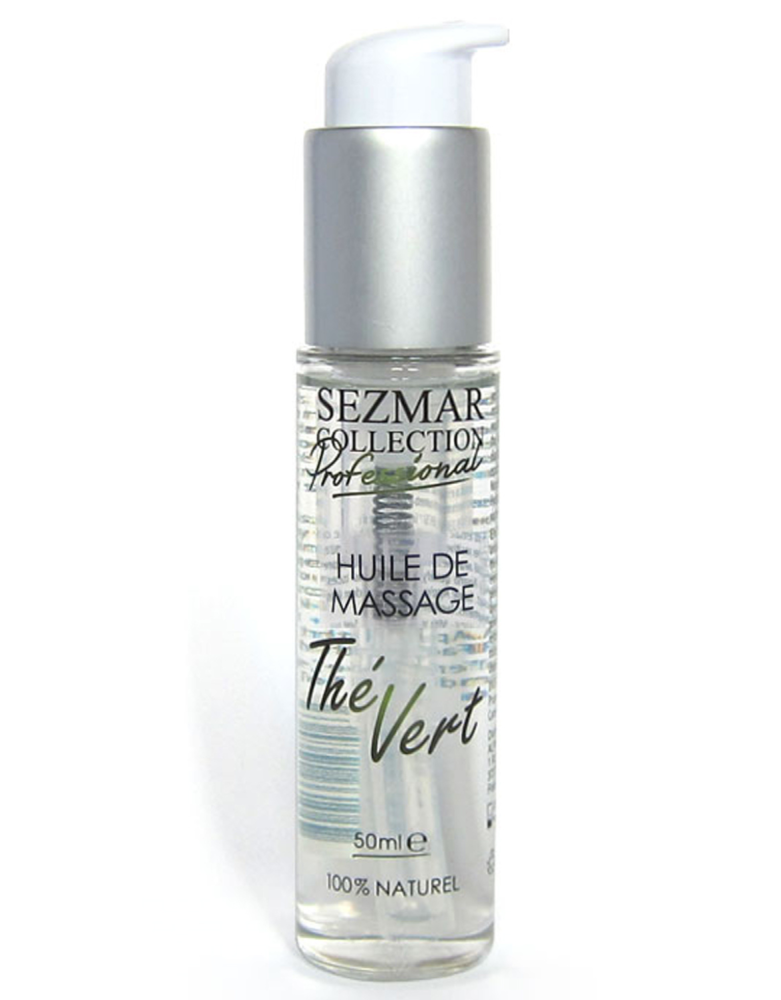 Huile de massage professionnelle Thé Vert 100% naturelle 50 ml