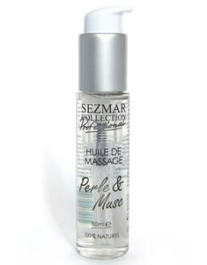 Huile de massage professionnelle Perle & Musc 100% naturelle 50 ml