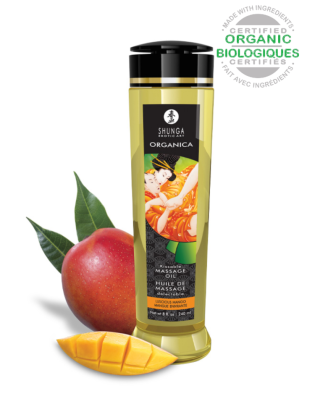 Huile de Massage Organica Mangue Enivrante 240 ml Shunga