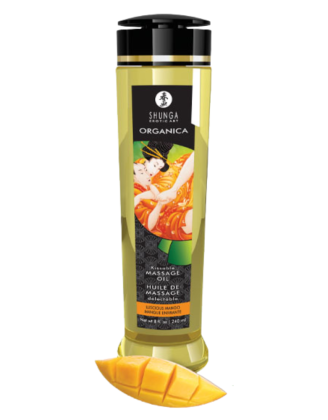 Huile de Massage Organica Mangue Enivrante 240 ml Shunga