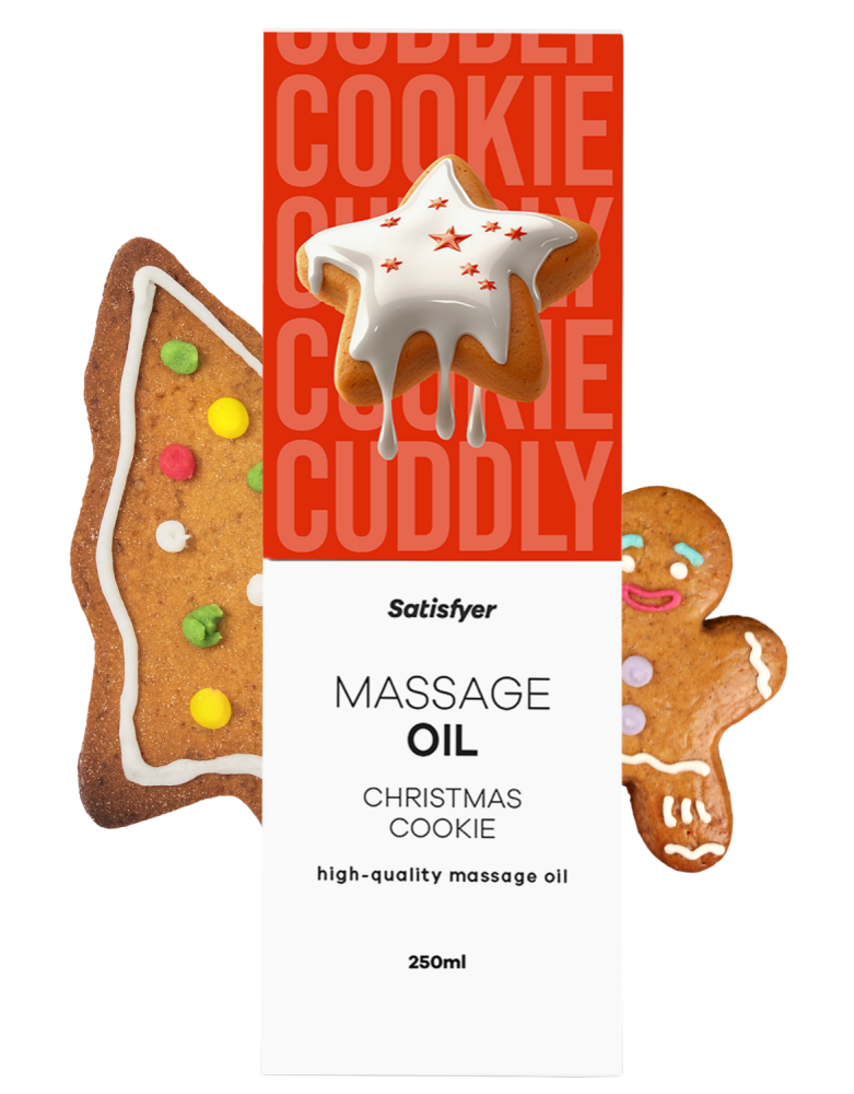 Huile de massage Cookie de Noël 250 ml Satisfyer