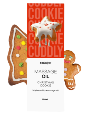 Huile de massage Cookie de Noël 250 ml Satisfyer