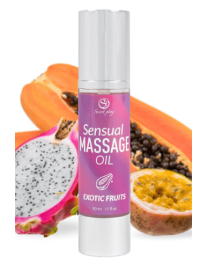 Huile de massage fruits exotiques 50 ml Secret Play
