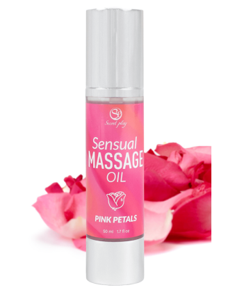 Huile de massage pétales de roses 50 ml Secret Play