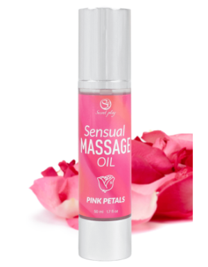 Huile de massage pétales de roses 50 ml Secret Play