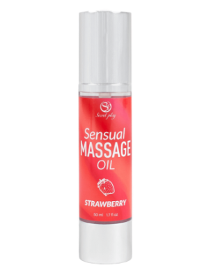 Huile de massage fraise 50 ml Secret Play
