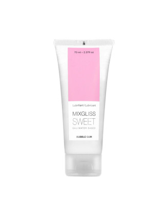 Lubrifiant Mixgliss eau Sweet Bubble Gum 70 ML