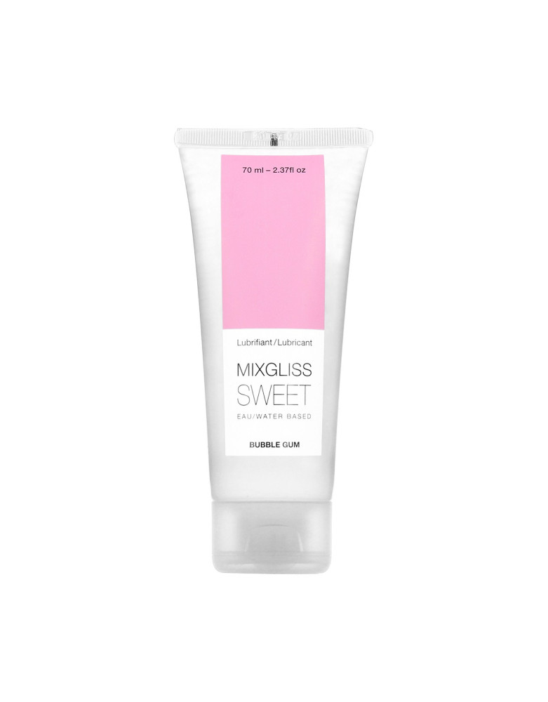 Lubrifiant Mixgliss eau Sweet Bubble Gum 70 ML