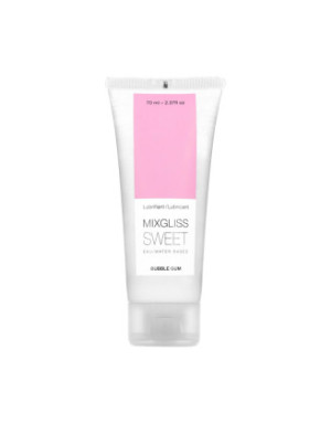 Lubrifiant Mixgliss eau Sweet Bubble Gum 70 ML