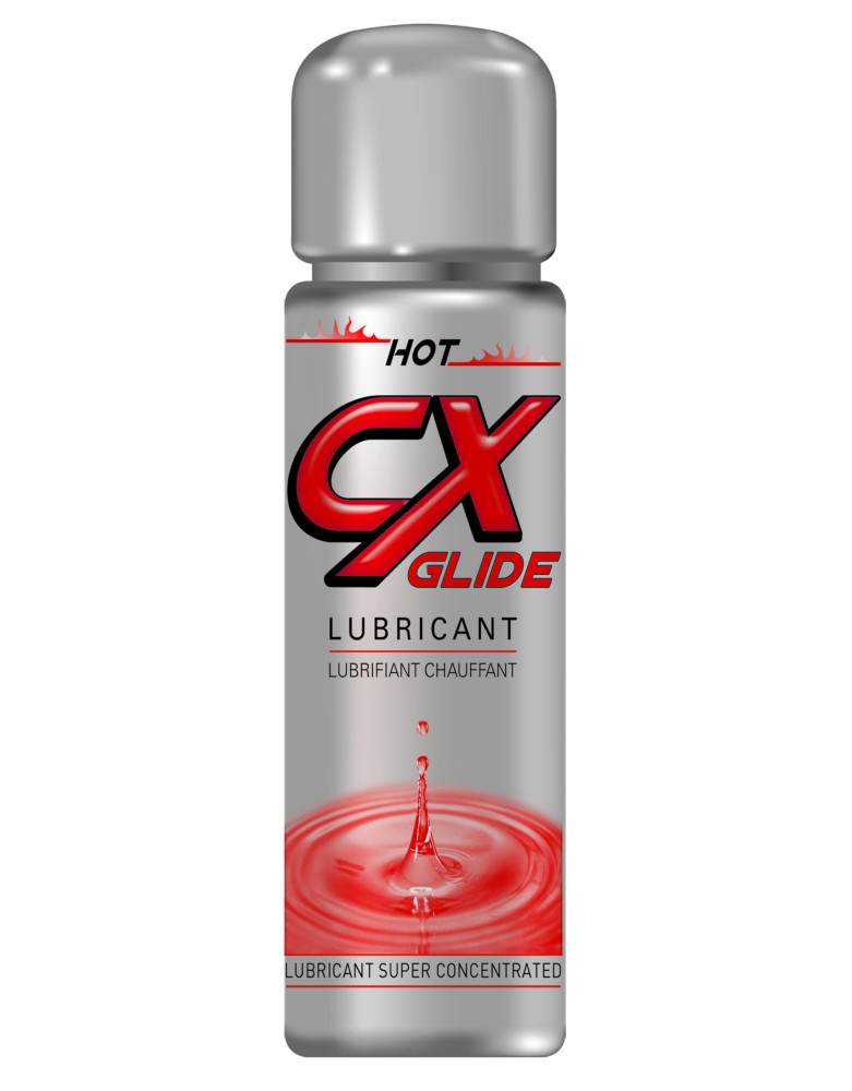 Lubrifiant chauffant à base d'eau 100 ML CX GLIDE