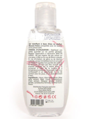 Lubrifiant à base d'eau 100% naturel Mousse fraise 90 ml