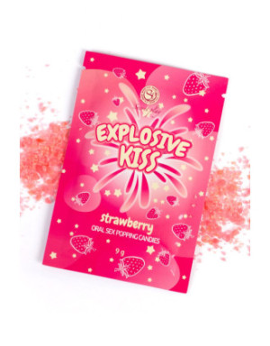 Bonbons pétillants à la fraise spécial sexe oral