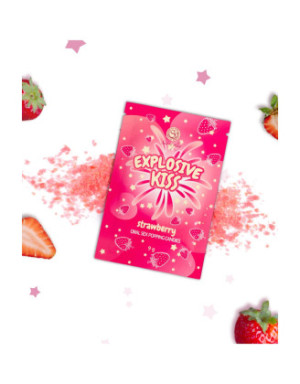Bonbons pétillants à la fraise spécial sexe oral