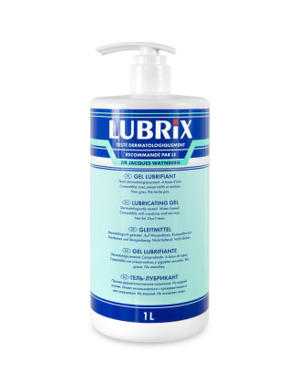 Gel lubrifiant 1 litre à base d'eau Lubrix