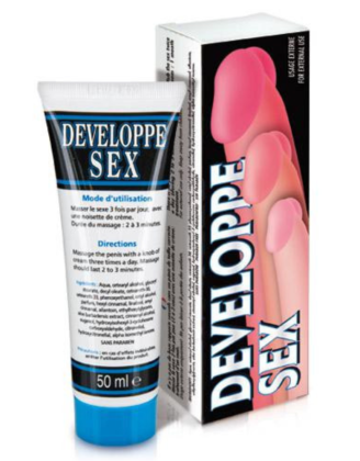 Crème Développe Sexe Stimulation Masculine 50 ml
