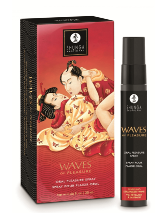 Spray pour plaisir oral saveur vin pétillant à la fraise 20 ml - Shunga