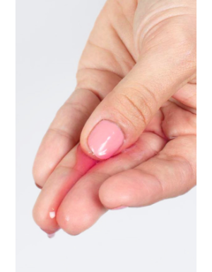 2 en 1 Lubrifiant et huile de massage cerise chauffant