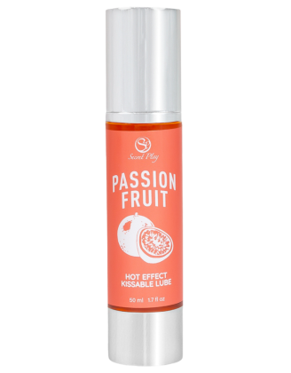 2 en 1 Lubrifiant et huile de massage fruit de la passion chauffant