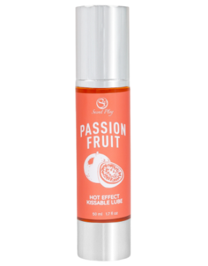 2 en 1 Lubrifiant et huile de massage fruit de la passion chauffant