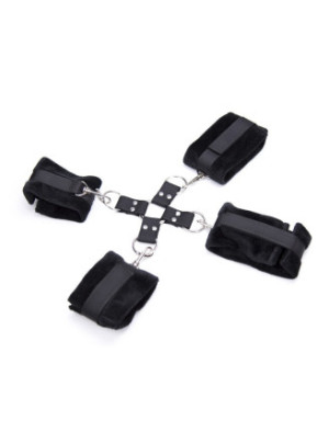 Menottes attache en croix pour mains et pieds Dreamy Fetish