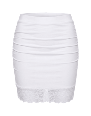 Jupe longue blanche Maria