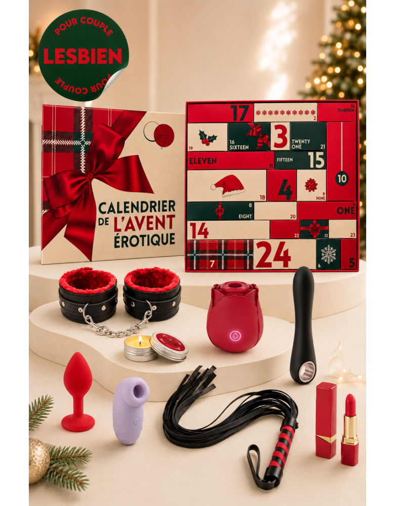 Calendrier de l’Avent érotique 24 surprises pour couple lesbien - 2026