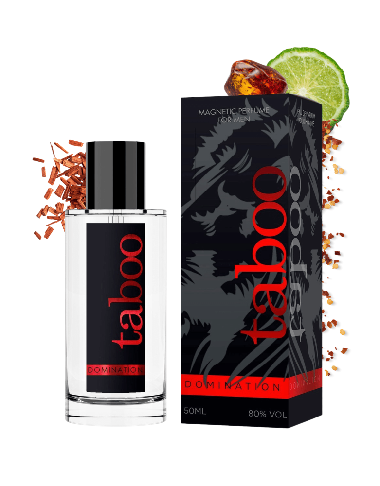 TABOO DOMINATION Eau de Parfum de Séduction pour Homme 50 ml - RUF