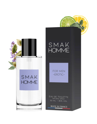 SMAK HOMME Eau de Toilette de Séduction pour Homme 50 ml - RUF