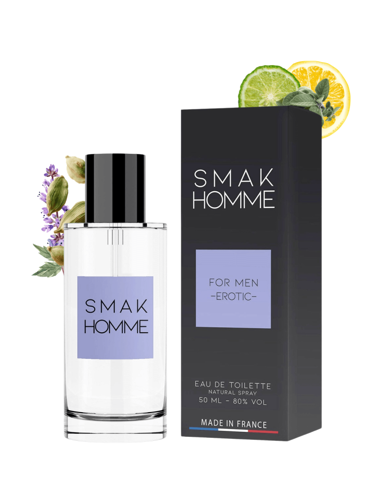 SMAK HOMME Eau de Toilette de Séduction pour Homme 50 ml - RUF