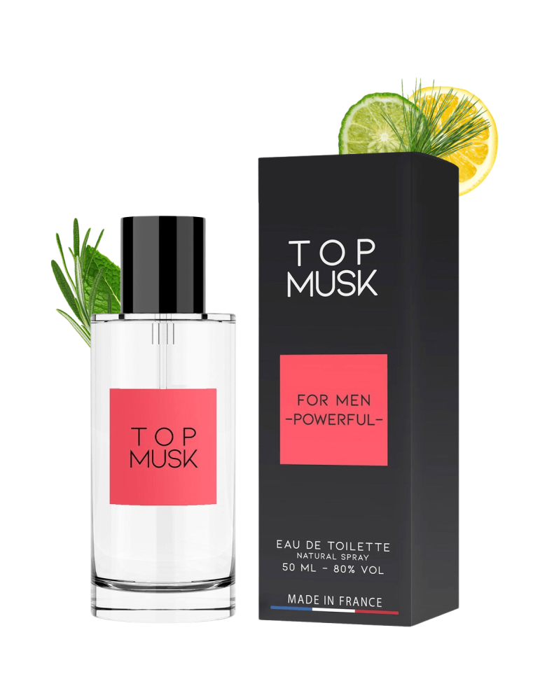 TOP MUSK Eau de Toilette de Séduction pour Homme 50 ml - RUF
