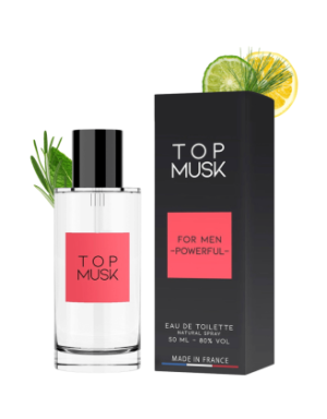 TOP MUSK Eau de Toilette de Séduction pour Homme 50 ml - RUF