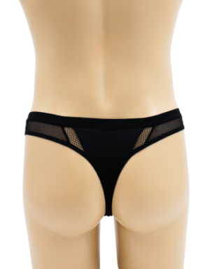 String noir semi opaque