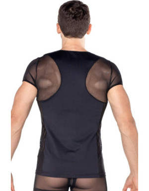 T-shirt noir Biker