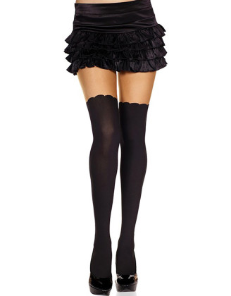 Collant 2 couleurs chair et noir