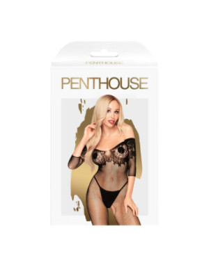 Bodystocking ouvert à l'entrejambe Noir High profile