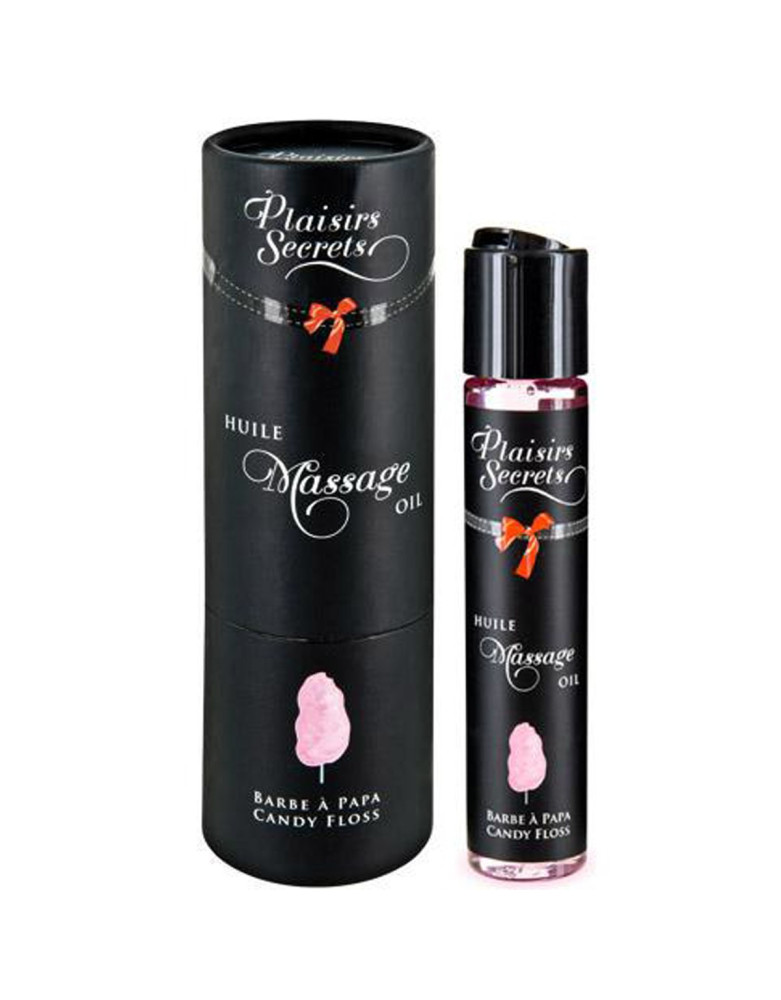 Huile de massage comestible barbe à papa 59ml