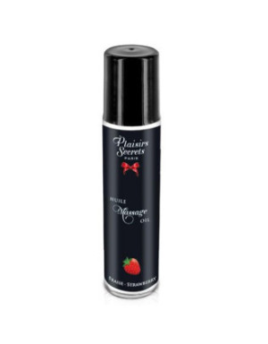 Huile de massage comestible fraise 59ml