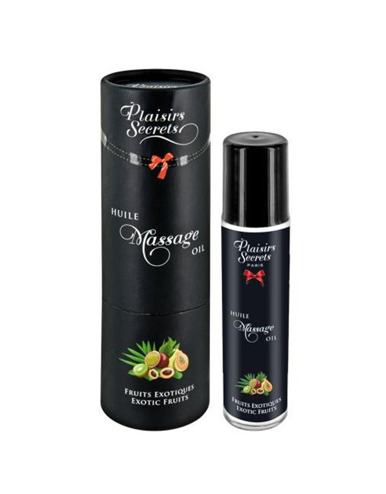 Huile de massage comestible fruits exotiques 59ml