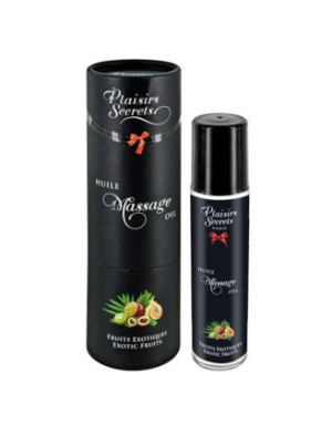 Huile de massage comestible fruits exotiques 59ml