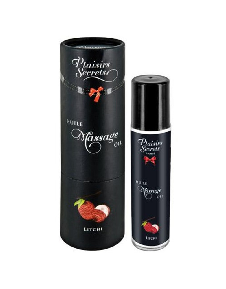 Huile de massage comestible litchi 59ml